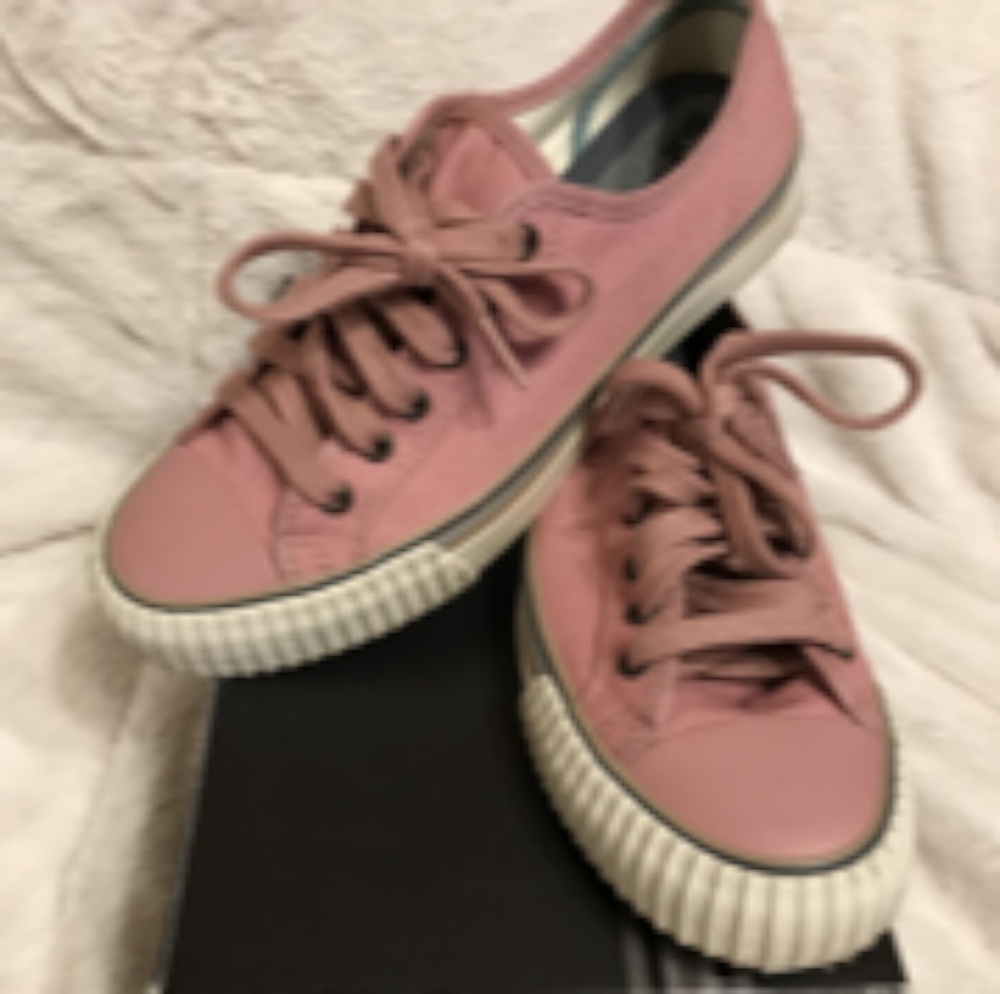 Cute pink sneakers